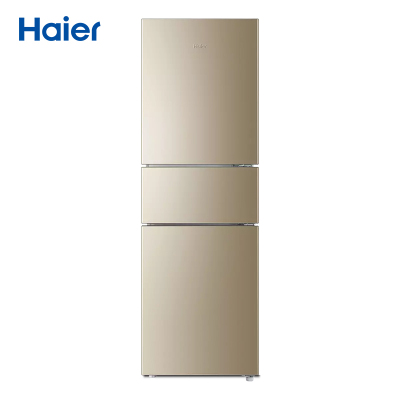 海尔(Haier)216升三门冰箱 风冷无霜 净味保鲜 低温补偿 租房小冰箱 BCD-216WMPT