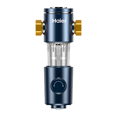 海尔(Haier) 前置过滤器 全新升级6.3T大通量反冲洗家用大通量 全屋中央净水器过滤器自来水管道过滤器 HP35