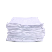 铁义 抹布(白色纯棉方巾适用于酒店50块装) 300*300mm 件