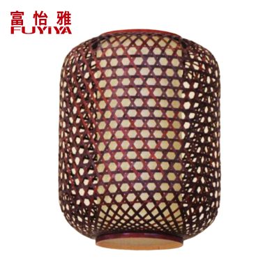 富怡雅中式竹灯笼直径30cm 高60cm咖啡色/个