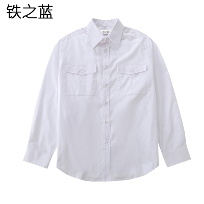 (白色)长袖衬衣