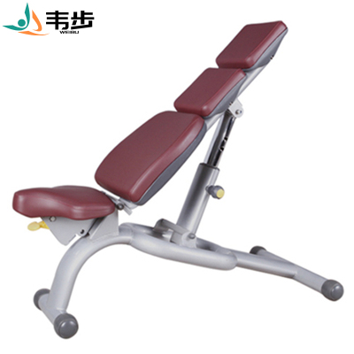 韦步wellBu6032商用可调式哑铃凳 健身房飞鸟卧推举重辅助训练椅
