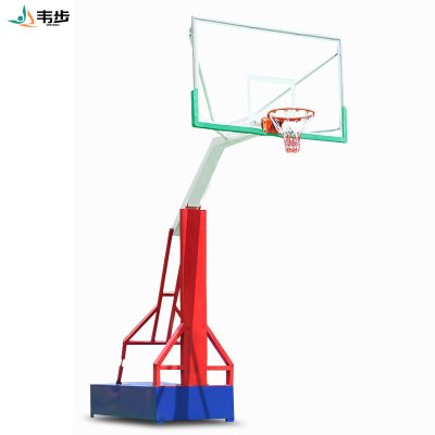 韦步篮球架成人户外标准加厚篮筐挂篮球投篮架子移动蓝球架 三色仿液压篮球架