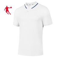 乔丹 运动T恤 针织短袖T恤衫 POIO衫 KTS13201199 男款 件(乔丹白 XL)