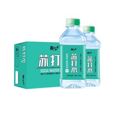 趣小馋 苏打水 350ml*24瓶 箱