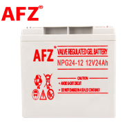 AFZ太阳能蓄电池12V24AH备用电瓶摆摊照明音响UPS电源免维护NPG24-12