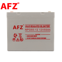 AFZ免维护铅酸太阳能蓄电池12V55AH通讯应急电力UPS电源直流屏NPG55-12