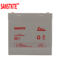 SANSTKTE免维护蓄电池UPS电源专用12V50AH机房电瓶安防EPS照明监控门禁C12-50