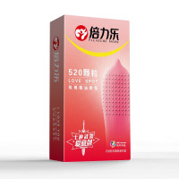 倍力乐套新520颗粒柠檬玫瑰香氛套润滑刺激 520玫瑰 10只装