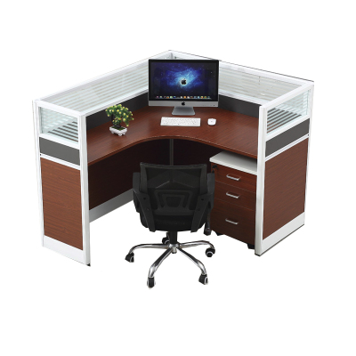 东业家具 屏风工位办公桌电脑桌LY-111 1400*1400*1100