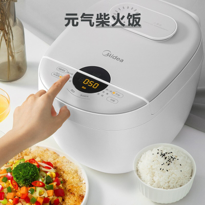 美的(Midea)电饭煲MB-FB40E108 热水快饭 智能预约 风压破泡蒸汽阀 家用 煮饭电饭锅 4L容量