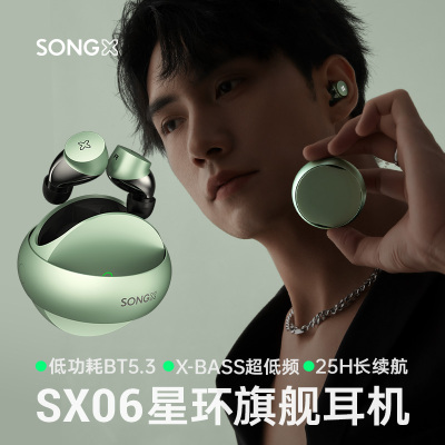 SONGX 蓝牙耳机真无线TWS入耳式降噪耳机蓝牙5.3运动音乐蓝牙耳机苹果安卓华为小米手机通用