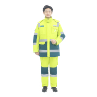 燕舞BD2AF2523203F2F应急救援冬季职业装(羽绒)165-195(计价单位:套)荧光绿色