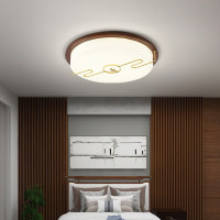 [慕洛奇]新中式具led实木仿古中国风卧室简约2021年新款中式客厅餐