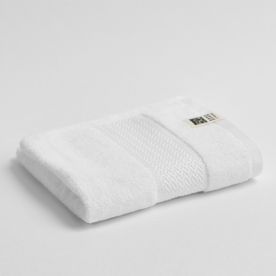 菲品欧造 面巾 F05005 贝柔系列 100%棉(缎档及装饰部分除外) 35*80cm 125g 白色