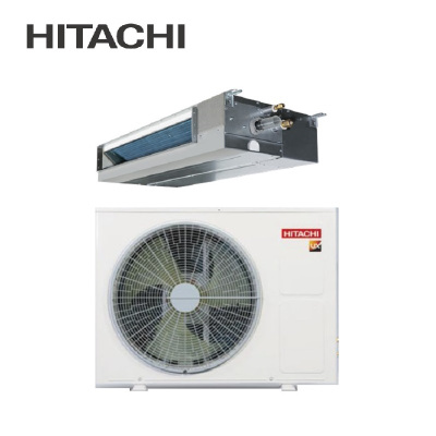 HITACHI/日立中央空调全直流变频一级UX系列1匹一拖一风管机RAS/RPIZ-26XDQ1/P-WIFI远程