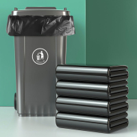 黑色大号商用加厚垃圾袋厨房酒店环卫物业清洁塑料袋子特大超大桶
