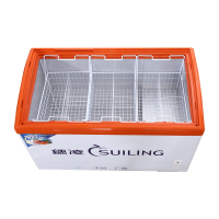 穂凌(SUILING) WD4-337H 337升单温商用弧面玻璃展示柜单温冷冻保鲜冰柜
