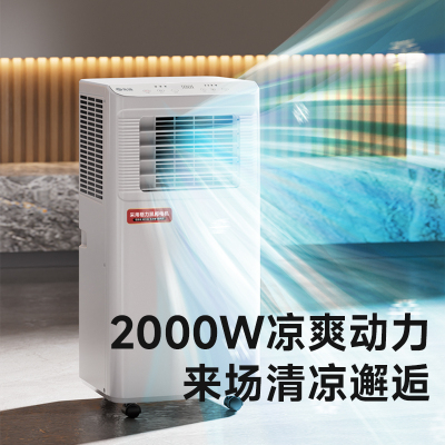 先锋移动空调大1匹空调定频家用单冷出租房卧室可用快速制冷 DML-15/26-1