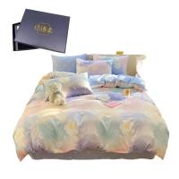 纺语柔 F1052 / 2.0m床 纯棉印花田园系列 床单被罩枕套四件套 (计价单位:套) 炫彩