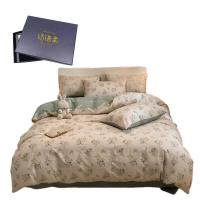 纺语柔 F1117 / 1.2m床 纯棉印花田园系列 床单被罩枕套三件套 (计价单位:套) 春意