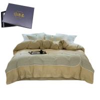 纺语柔 F1173 / 1.8m床 轻奢工艺款100支 床单被罩枕套四件套 (计价单位:套) 灰绿