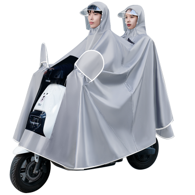 正雨雨衣电动车摩托电瓶车单双人男女加厚长款全身防暴雨专用雨披