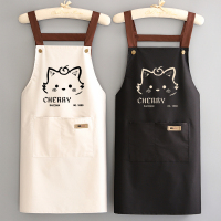 三维工匠防水防油围裙定制logo印字厨房家用可爱餐饮专用工作服做饭围腰女