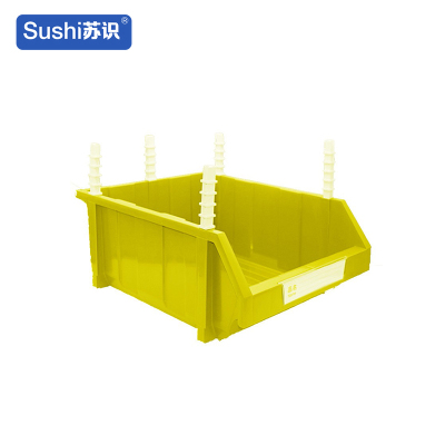 苏识 XK018(600*400*220mm) 货架斜口分类零件盒 (计价单位:个) 黄色