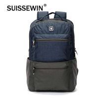 SUISSEWIN瑞士经典时尚商务休闲多功能双肩包背包