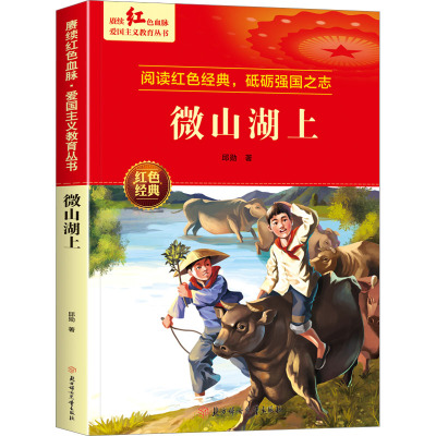 微山湖上 [正版]微山湖上 红色经典书籍小学生革命抗日战争三四五六年级阅读课外书籍 适合3-4-5-6年级看的文学丛书儿