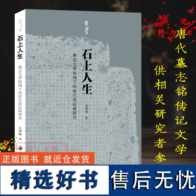 有学系列:石上人生(传记文学视域下的唐代墓志铭研究) 孟国栋著 中国古代墓志铭研究随笔全集 文学艺术理论解析正版图书籍