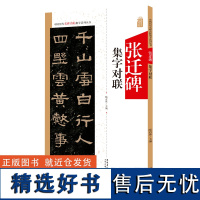 张迁碑集字对联 中国历代名碑名帖集字系列丛书 陆有珠 隶书毛笔字帖书法临摹碑帖古帖 附简体旁注点评概述 安徽美术出版社