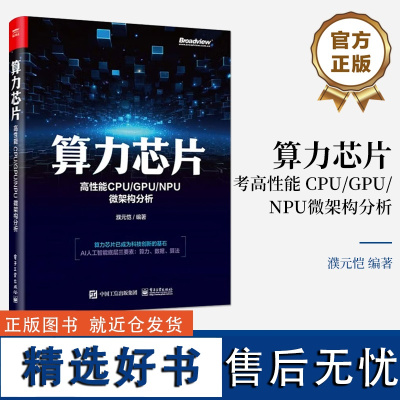 算力芯片 高性能 CPU/GPU/NPU 微架构分析 濮元恺 众核处理器架构功能部件设计 NPU芯片设计架构 **计算机