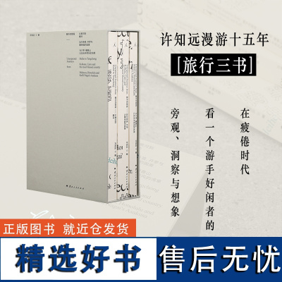 [正版书籍]意外的旅程全三册 从黑河到腾冲+加尔各答、开罗和最幸福的国度+马六甲、檀香山以及永井荷风的浅草 许知远新书