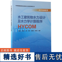 水工建筑物水力设计及水力学计算程序HYCOM 王康柱 等 著 建筑/水利(新)专业科技 正版图书籍 中国水利水电出版社