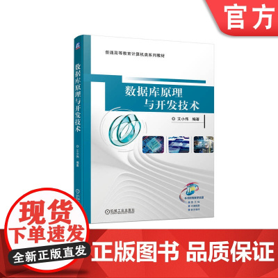 正版 数据库原理与开发技术 艾小伟 普通高等教育系列教材 9787111716952 机械工业出版社店