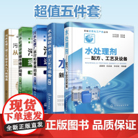 正版 水处理技术 共5册 污水处理工程设计实战书 污水处理方法工艺流程书 污水设计总图施工图设计指南水处理书籍水处理剂生