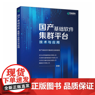 正版 国产基础软件集群平台技术与应用 武汉达梦数据库股份有限公司 天津神舟通用数据技术有限公司 北京东方通科技股份