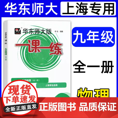 华师大一课一练九年级物理9年级全一册华东师大版上下册物理一课一练基础版沪教版上海初中初三教辅教材课后同步辅导练习册物理书