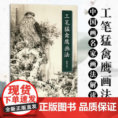 工笔猛禽鹰画法 中国画名家画法解读 杨联国编绘 天津杨柳青画社 工笔翎毛走兽画国画技法 画法步骤 作品临摹创作欣赏