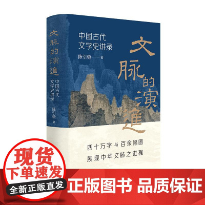 文脉的演进:中国古代文学史讲录 复旦大学陈引驰教授以三十年授课经验,“话”里“画”外讲文学史 你手边的复旦古代文学史课堂