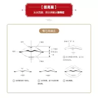 [M]铅笔线描技法 国风人物五官×发型×服饰×动态-9787115559487
