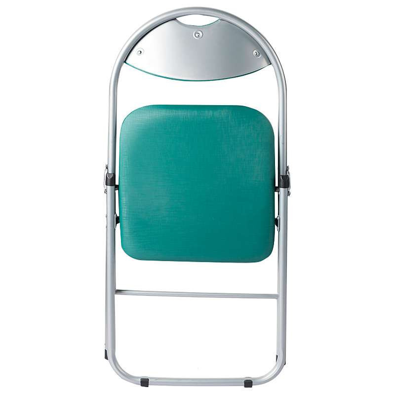 好事达实惠带孔扇形钢折椅(前H后U绿色)HT-GSY-X-6598(2)