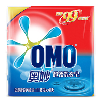 奥妙 (OMO) 超效洗衣皂 含芦荟精华 118g*4[联合利华]
