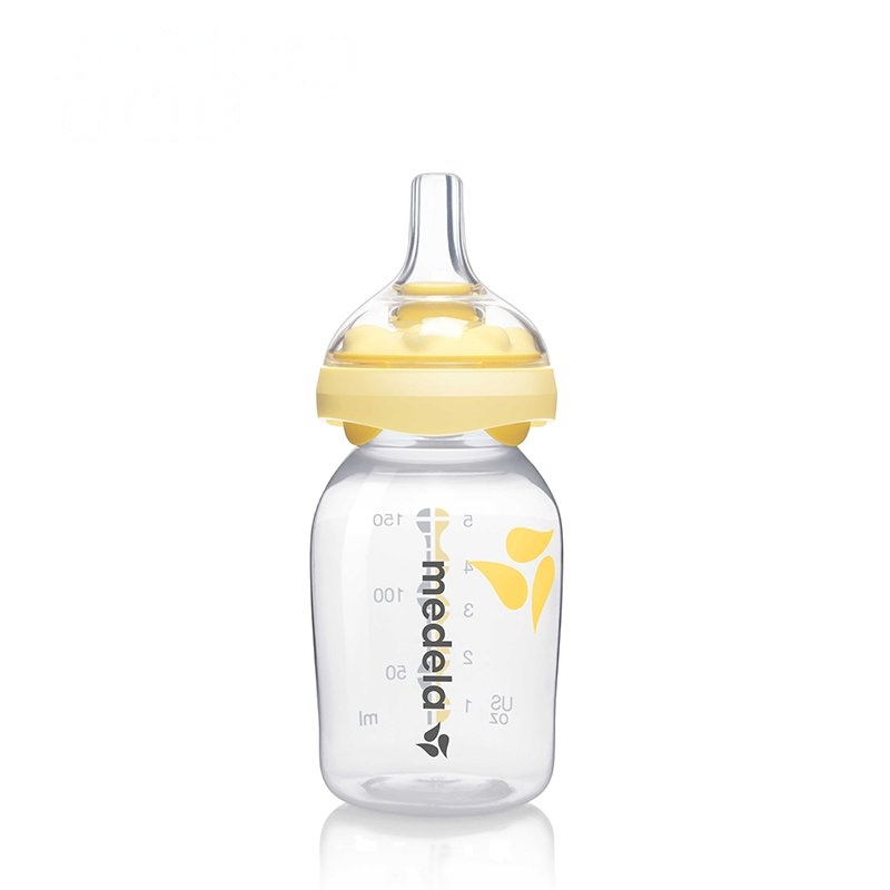 美德乐(medela)奶瓶标准口径L 大圆孔(6个月以上)美德卡玛亲喂模拟普通奶嘴套装