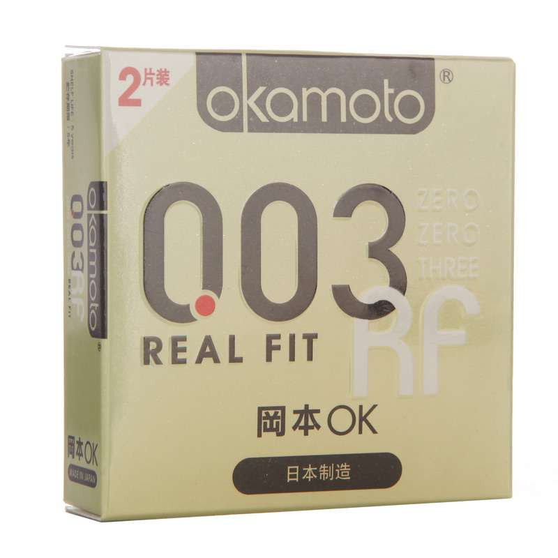 [苏宁超市]冈本OK避孕套- 0.03贴身超薄 003 Real Fit 2片装