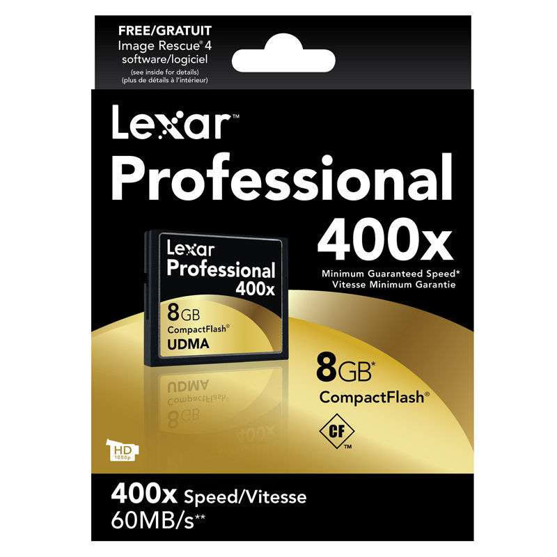 雷克沙(LEXAR)8GB(400X)CF储存卡