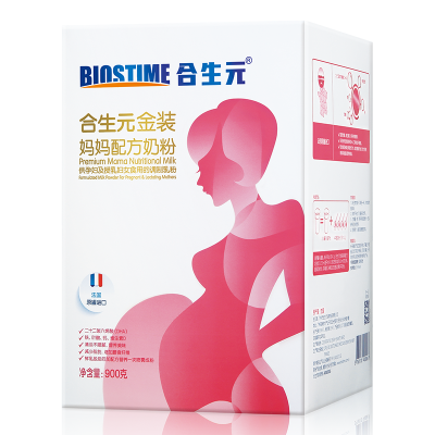 合生元(BIOSTIME)金装妈妈配方奶粉(孕妇及哺乳期)900g 法国原罐进口