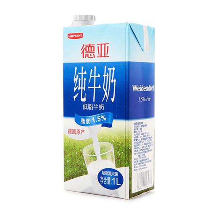 德亚低脂牛奶1L